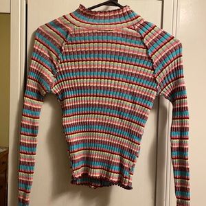 Urban outfitters multicoloured turtleneck.